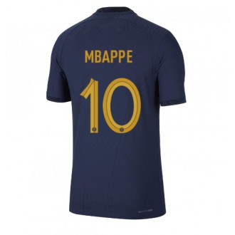 Herren Fußballbekleidung Frankreich Kylian Mbappe #10 Heimtrikot WM 2022 Kurzarm